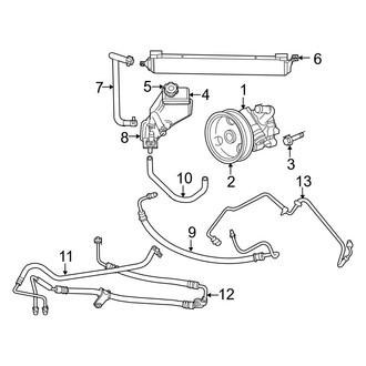 Jeep OE - Steering Gear & Linkage - Pump & Hoses (5.7L)
