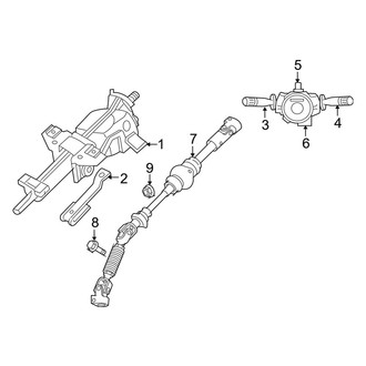Jeep OE - Steering Column - Shaft & Internal Components