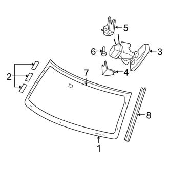 Jeep OE - Windshield - Glass