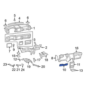 Jeep OE - Instrument Panel Cover