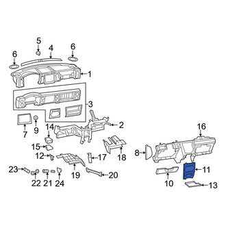 Jeep OE - Instrument Panel Bezel