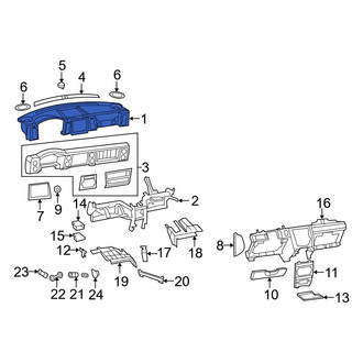 Jeep OE - Dashboard Panel