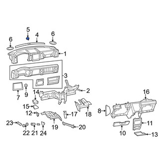 Jeep OE - Dashboard Panel Cap