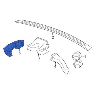Jeep OE - Left Instrument Panel Air Duct