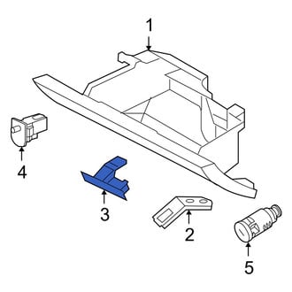 Jeep OE - Front Glove Box Latch