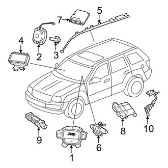 Jeep OE - Restraint Systems - Air Bag Components