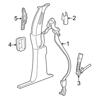 Jeep OE - Restraint Systems - Front Seat Belts