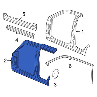 Jeep OE - Left Outer Uniside
