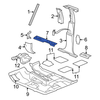 Jeep OE - Front Left Door Sill Plate