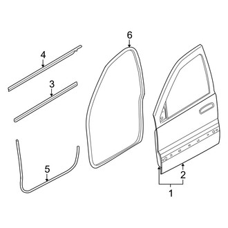 Jeep OE - Front Door - Door & Components