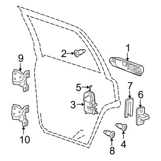 Jeep OE - Rear Door - Lock & Hardware