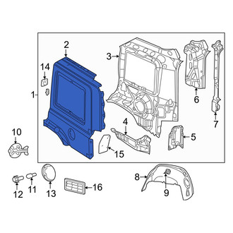Jeep OE - Rear Left Quarter Panel