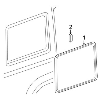 Jeep OE - Quarter Panel - Glass