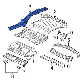 Jeep OE - Rear Left Frame Side Member