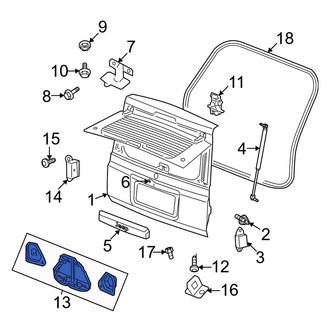 Jeep OE - Rear Hatch Seal