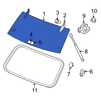 Jeep OE - Rear Liftgate Glass