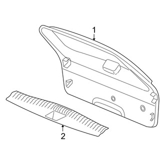 Jeep OE - Lift Gate - Interior Trim