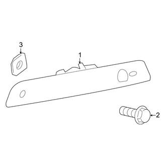 Jeep OE - Rear Lamps - High Mount Lamps