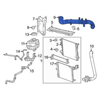 Jeep OE - Upper Radiator Coolant Hose