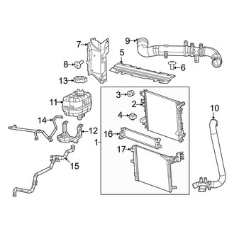 Jeep OE - Cooling - Radiator & Components (3.0L)