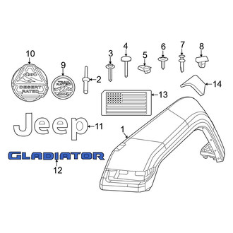 Jeep OE - Front Fender Decal
