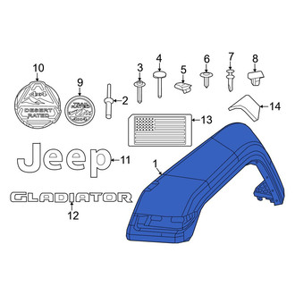 Jeep OE - Front Left Fender Flare