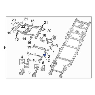 Jeep OE - Front Left Suspension Control Arm Bracket