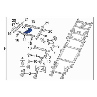 Jeep OE - Rear Spare Tire Bracket