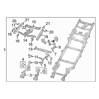 Jeep OE - Rear Suspension Track Bar Bracket