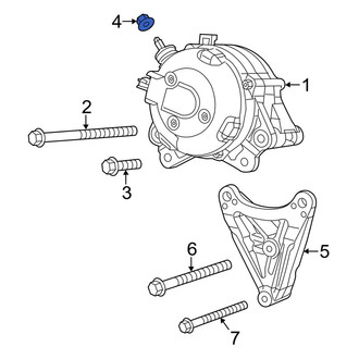 Jeep OE - Alternator Nut