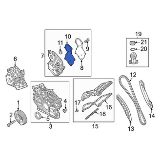 Jeep OE - Left Upper Engine Timing Cover