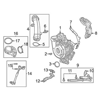 Jeep OE - Engine - Turbocharger & Components (3.0L)