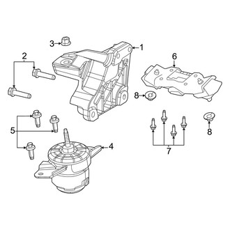 Jeep OE - Engine & Transmission Mounting (3.0L)