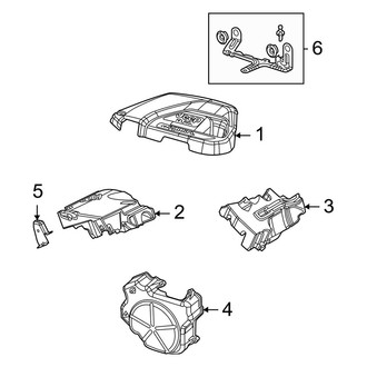 Jeep OE - Engine Appearance Cover (3.0L)