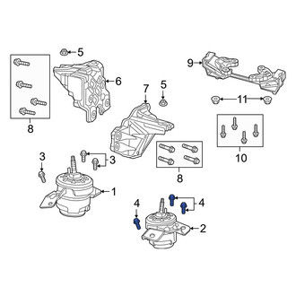Jeep OE - Engine Mount Bolt
