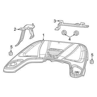 Jeep OE - Engine Appearance Cover (3.6L)