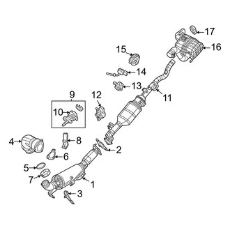 Jeep OE - Exhaust System - Exhaust Components (3.0L)