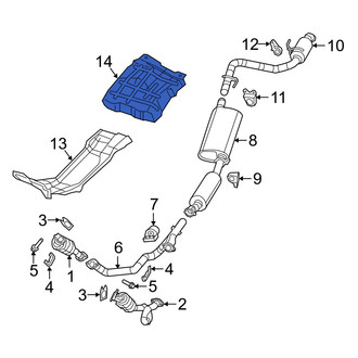 Jeep OE - Exhaust Muffler Heat Shield