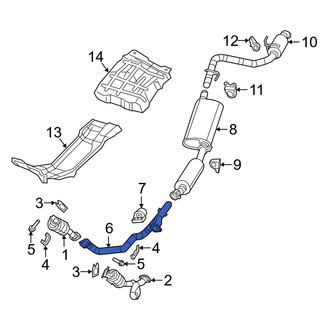 Jeep OE - Exhaust Crossover Pipe