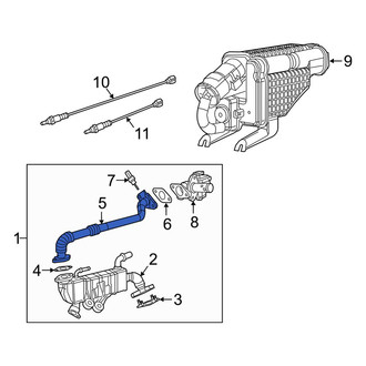 Jeep OE - Exhaust Gas Recirculation (EGR) Tube