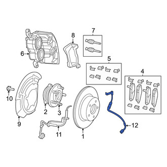 Jeep OE - Front Left Brake Hydraulic Hose