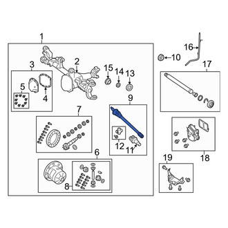 Jeep OE - Front Left Drive Axle Shaft