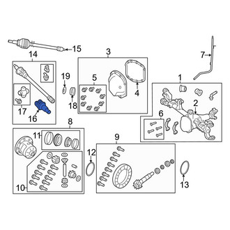 Jeep OE - Front Left Drive Axle Shaft