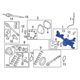 Jeep OE - Front Differential Housing