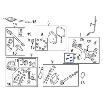 Jeep OE - Differential Cover Bolt