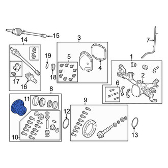 Jeep OE - Front Differential Carrier