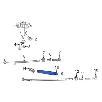 Jeep OE - Front Steering Damper