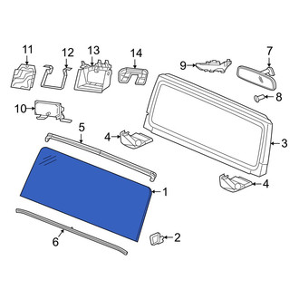 Jeep OE - Front Windshield