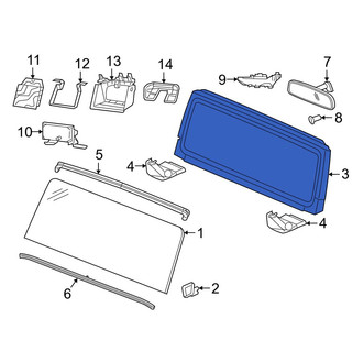 Jeep OE - Front Windshield Frame