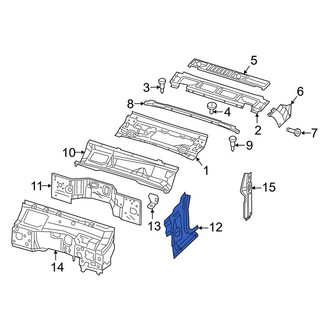 Jeep OE - Left Cowl Side Panel